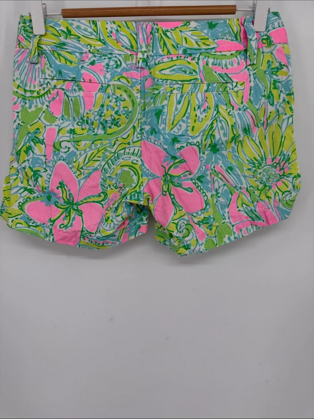 Lilly Pulitzer Callahan Shorts Floral Tropical Print Size 0